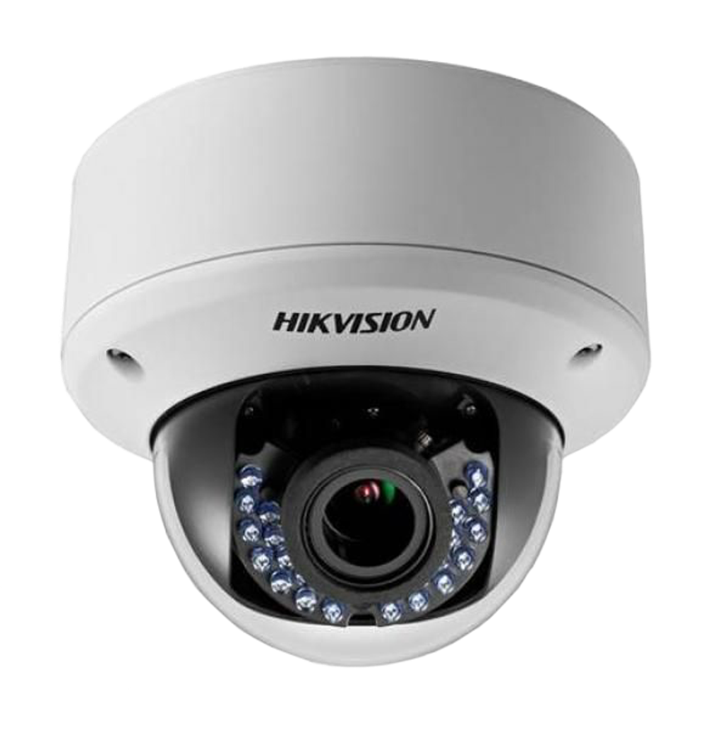 Hikvision DS-2CE56D1T-VFIR 2Мп 2,8-12 mm уличная купольная HD-TVI камера с ИК-подсветкой до 30м