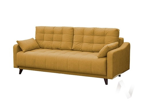 Диван прямой НЕО-9 (БД) Luma 07 (горчичный)