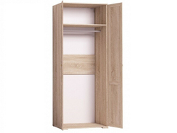 Шкаф двухдверный для одежды Sherlock 12, дуб сонома