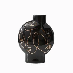 Ваза Faces Print высота 32