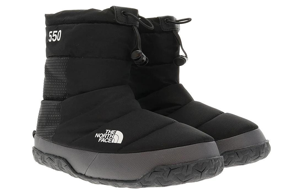 THE NORTH FACE Nuptse waterproof, wear-resistant, comfortable AND warm mid-tube outdoor boots women'S black