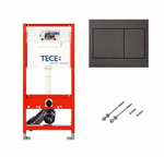 Инсталляция TECE TECEbase для подвесного унитаза с клавишей черный матовый K440407