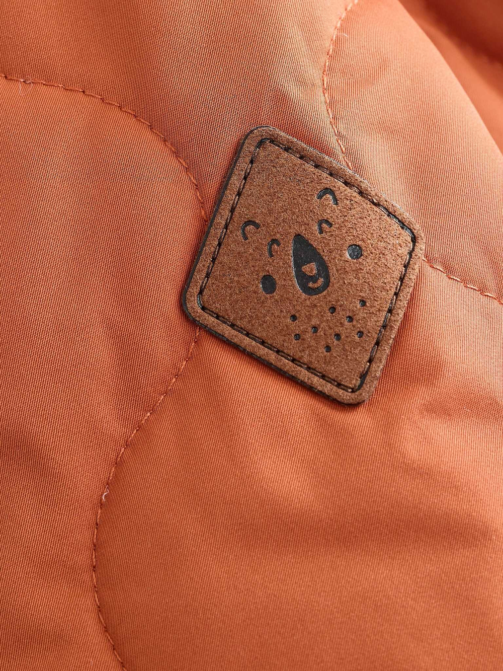 Куртка с флисовой подкладкой для мальчика Next Q60-454, Кирпичный