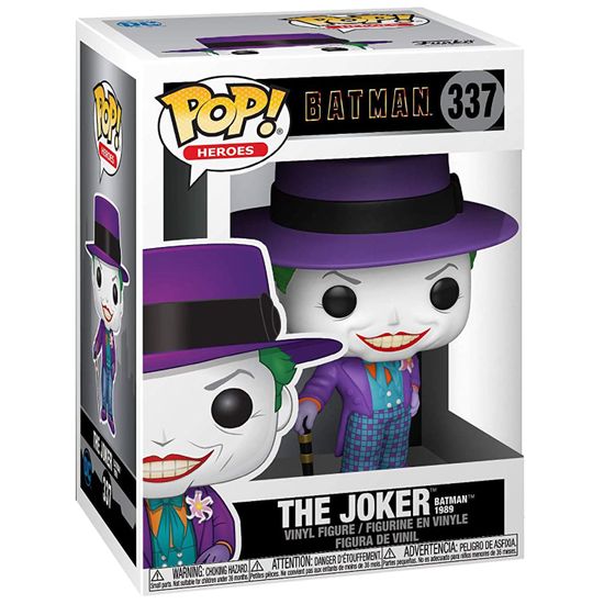 Фигурка Funko POP! Heroes DC Batman 1989 Joker w/Hat (337) 47709 / Фигурка Фанко ПОП! по мотивам вселенной "DC", Джокер