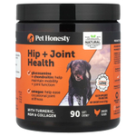 Pet Honesty, Здоровье бедер и суставов, для взрослых собак, курица, 90 жевательных таблеток, 270 г (9,5 унции)