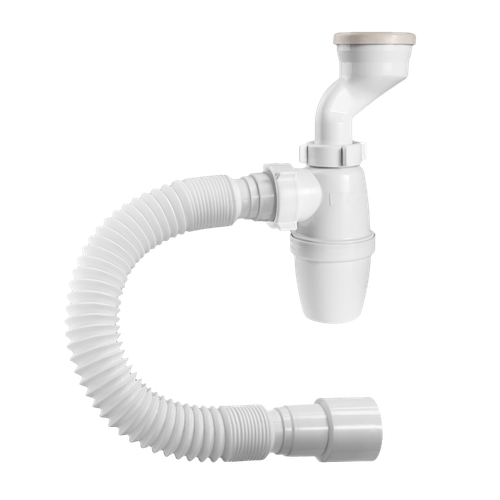 Сифон для писсуара ОРИО 1 1/4 с манж. Ду40, с гиб. Р 31009