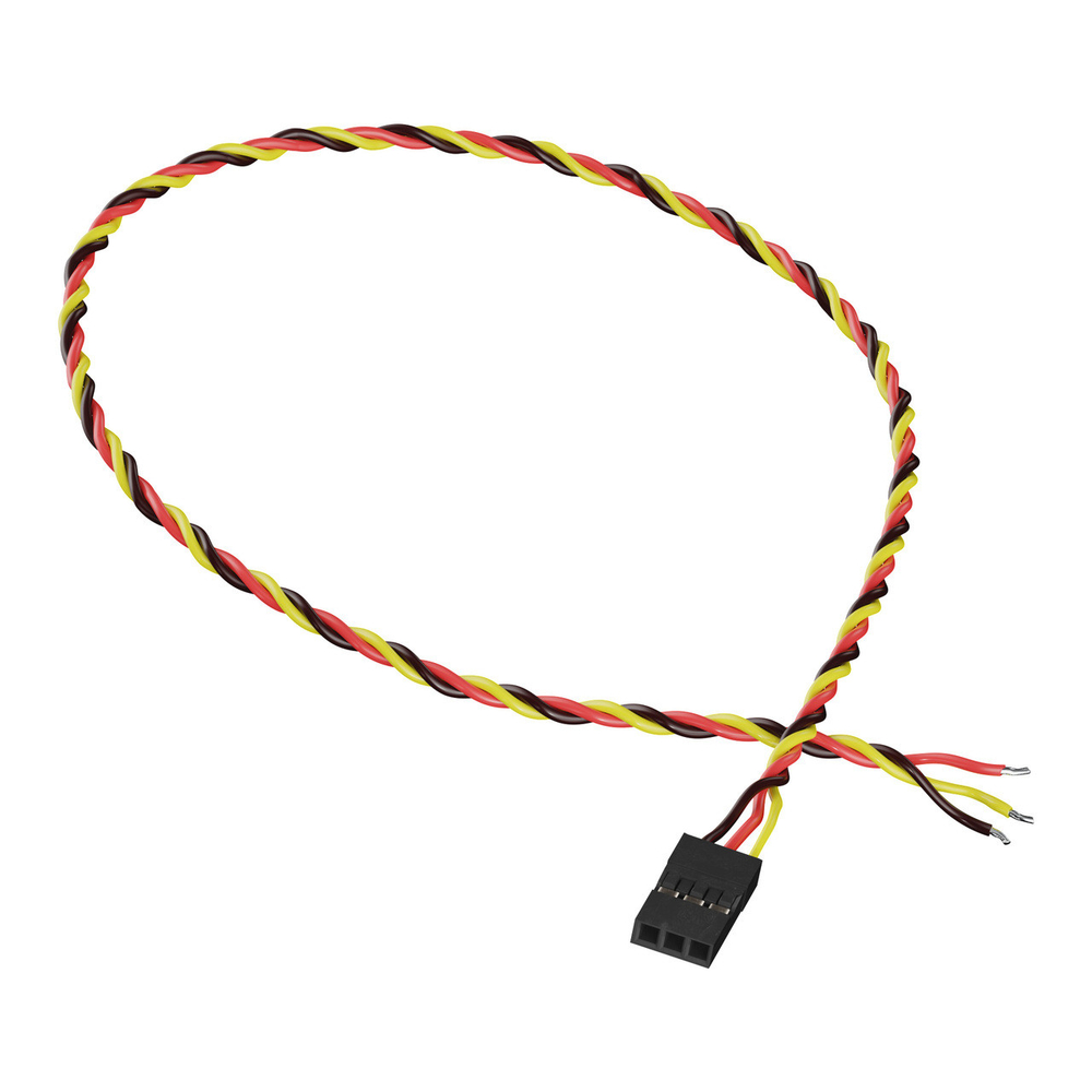 3-Pos TJC8 Servo Lead (MH-FC, 300mm Length) - 2 Pack