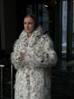 Эко-шуба CRUELLA | Макси | Пятнистая