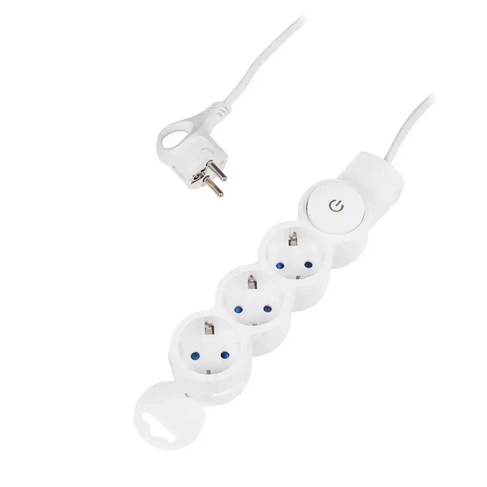 Удлинитель ФАZA с заземлением и выключением 3 гнезда 3 метра FW-03-300