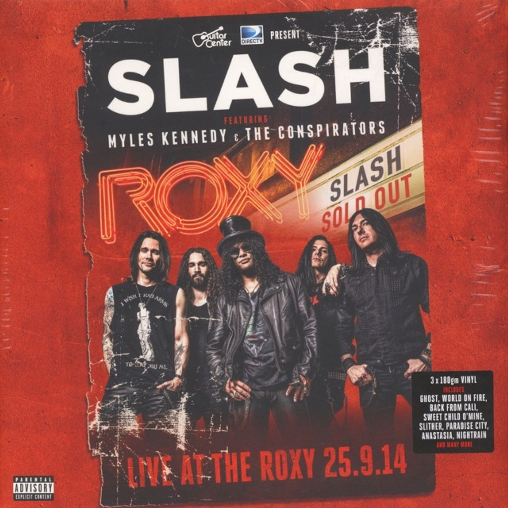Slash Featuring Myles Kennedy & The Conspirators / Live At The Roxy 25.9.14 (3LP)