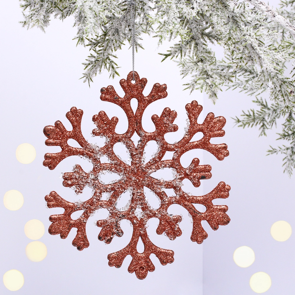 Подвеска «Снежный день» 10 см, Янтарь