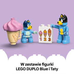 LEGO DUPLO Bluey - Прогулка за мороженным с Блуи 10458