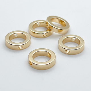 Коннектор-рамка Круг, цвет золото, размер 12 мм, внутренний диаметр 8 мм, цена за 1 шт