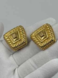 Клипсы с лого Givenchy