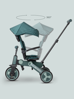 Трехколесный велосипед Micro с родительской ручкой, синий