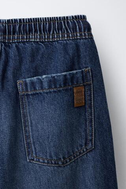 ZARA ДЖИНСЫ BAGGY С ЭТИКЕТКОЙ, СИНИЙ