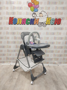 Стульчик для кормления BubaGo Amelia светло-серый