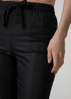 Брюки-клеш с разрезом