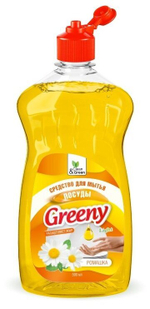 СРЕДСТВО ДЛЯ МЫТЬЯ ПОСУДЫ GREENY LIGHT 500 МЛ РОМАШКА CG8154
