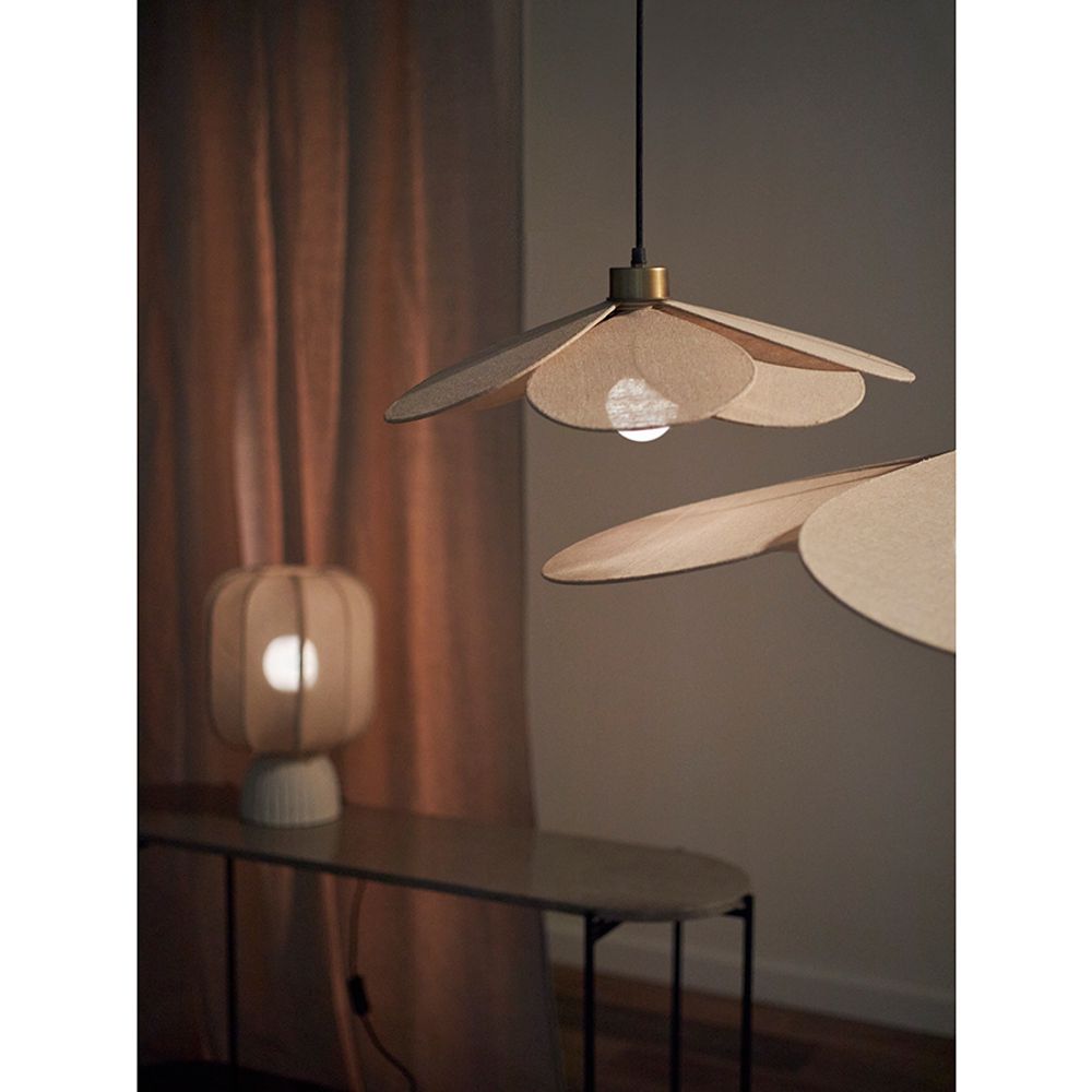 Светильник подвесной Kamille, Ø79 см, бежевый