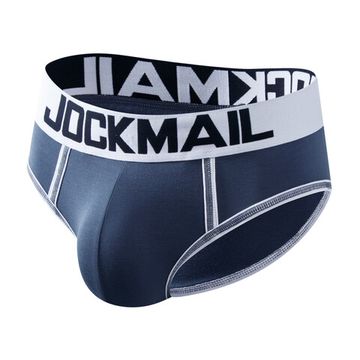Мужские трусы брифы темно- синие JOCKMAIL JM2041-16
