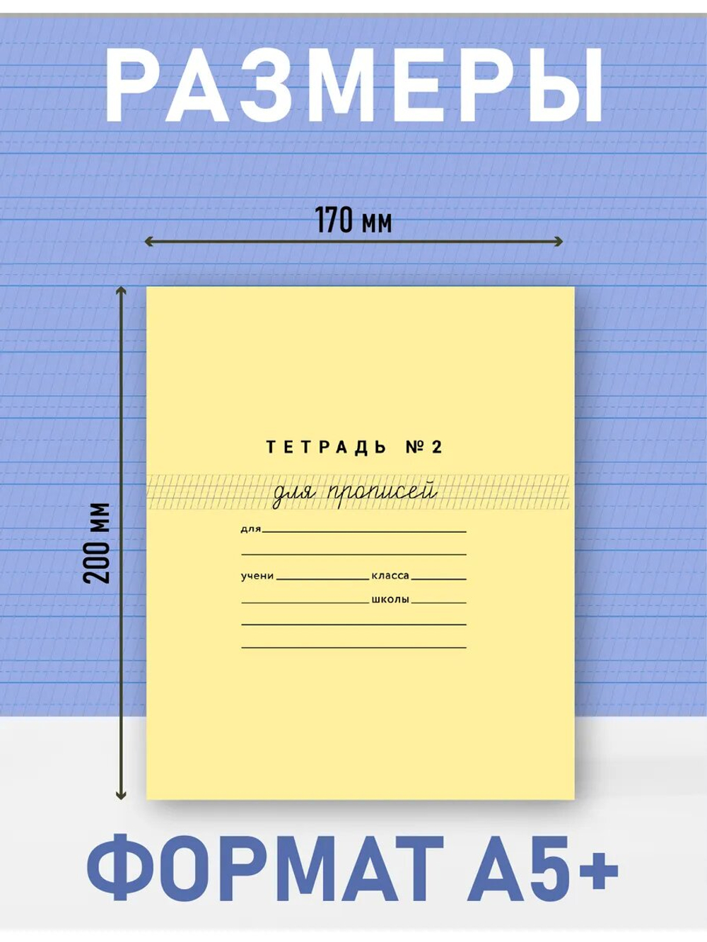 Набор тетрадей для прописей МИКС, 12 шт