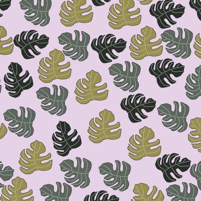 узор тропических листьев