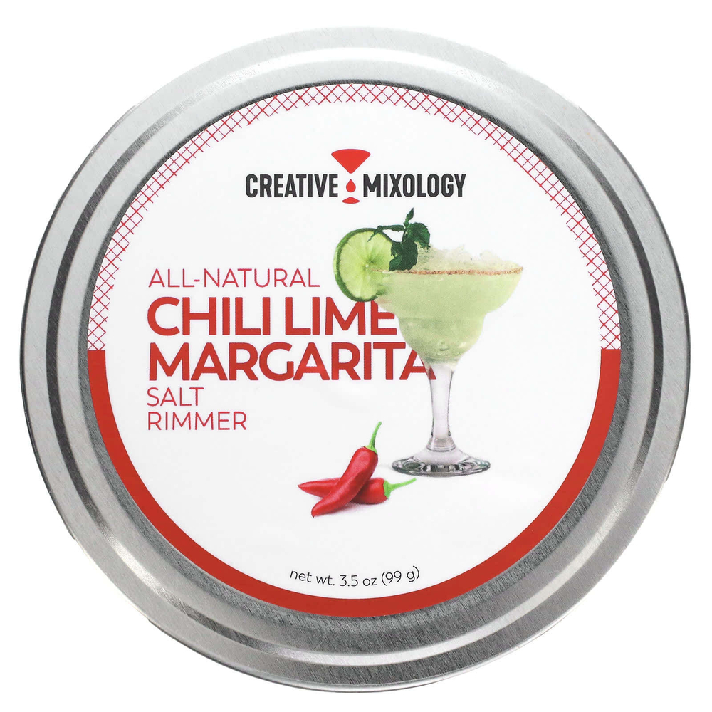 The Spice Lab, Creative Mixology, чили, лайм и маргарита, соль, 99 г (3,5 унции)