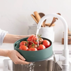 GreenPan Крышка-пароварка 24 см зеленая