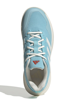 Женские Кроссовки теннисные Adidas GameCourt 2 W - light aqua/off white/bright red
