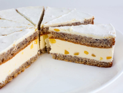 Торт бисквитный "Грушевый" с рикоттой ПИТЕРФРОСТ