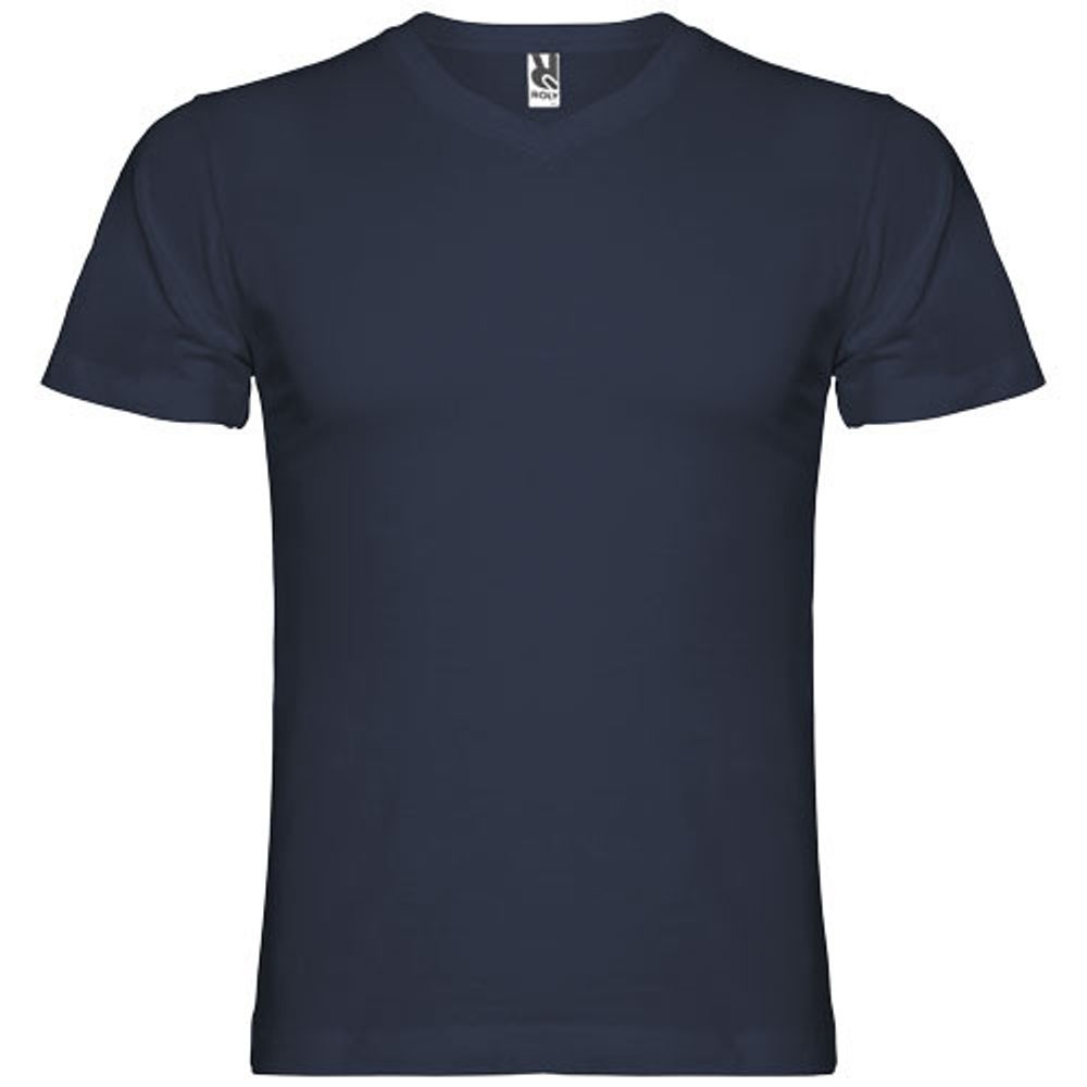 Мужская футболка Samoyedo с коротким рукавом и V-образным вырезом