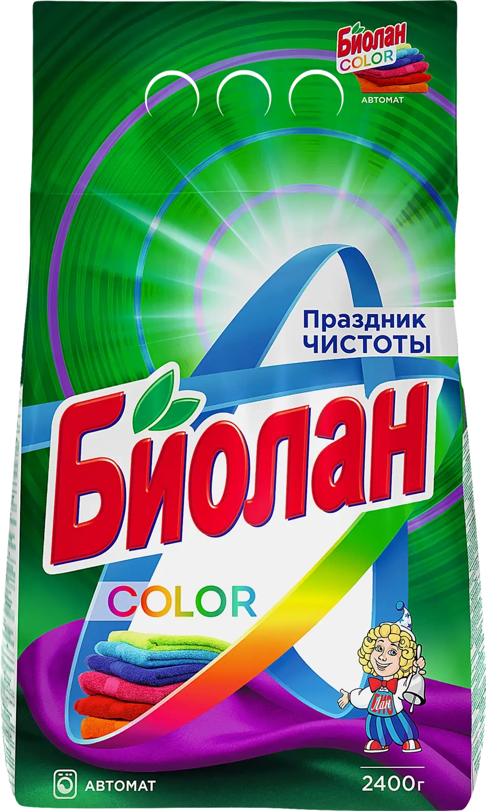 Стиральный порошок Биолан Color автомат 2.4кг