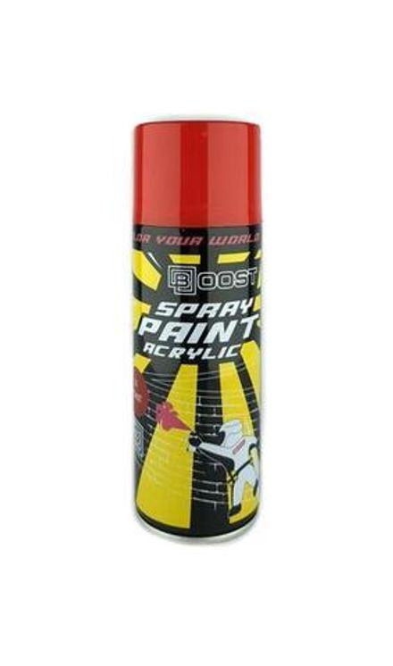 Краска-спрей BOOST 520 мл красная  (1/12)