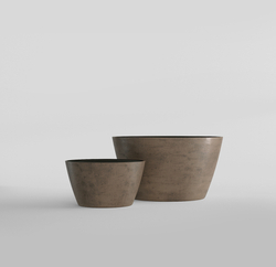 Кашпо, коллекция Concrete (Midnight), форма BOWL