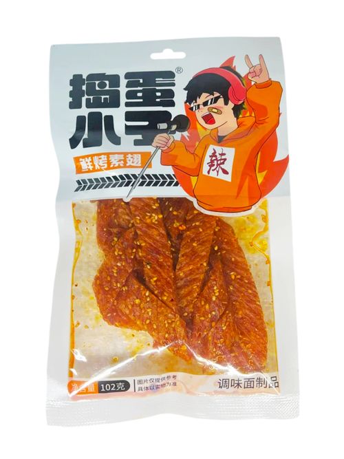 Острые снэки Daodanxiaozi Куриные крылышки 102 г