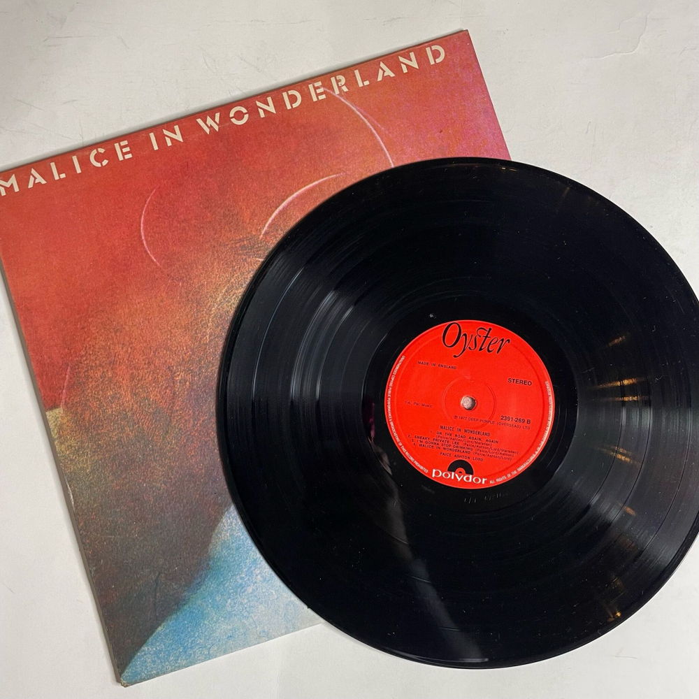 Винтажная виниловая пластинка LP Paice Ashton Lord Malice In Wonderland (UK 1977)