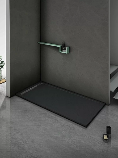 Душевой поддон Weltwasser WW TRS STONE BL 140x90 10000004384 черный