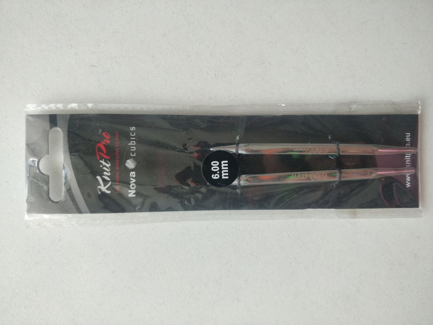 Спицы  Knit Pro nova cubics разъёмные укороченные 8см, размеры в ассортименте