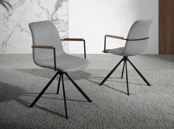 Стул Angel Cerda 4105, крутящийся, серый