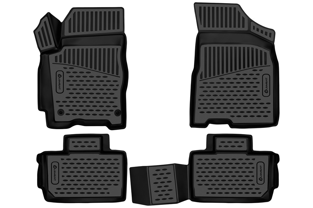 Коврики 3D в салон CHERY Tiggo 2, 2017-, 4 шт. (полиуретан)  AFM3D6323210