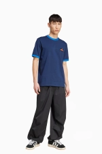 Футболка adidas Contrast Tee - темно-синий