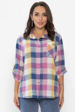 Рубашка Аланта НЬЮ (желто-розовая) Б14037-18М LT Collection