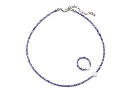 Чокер из циркона Lavanda colors