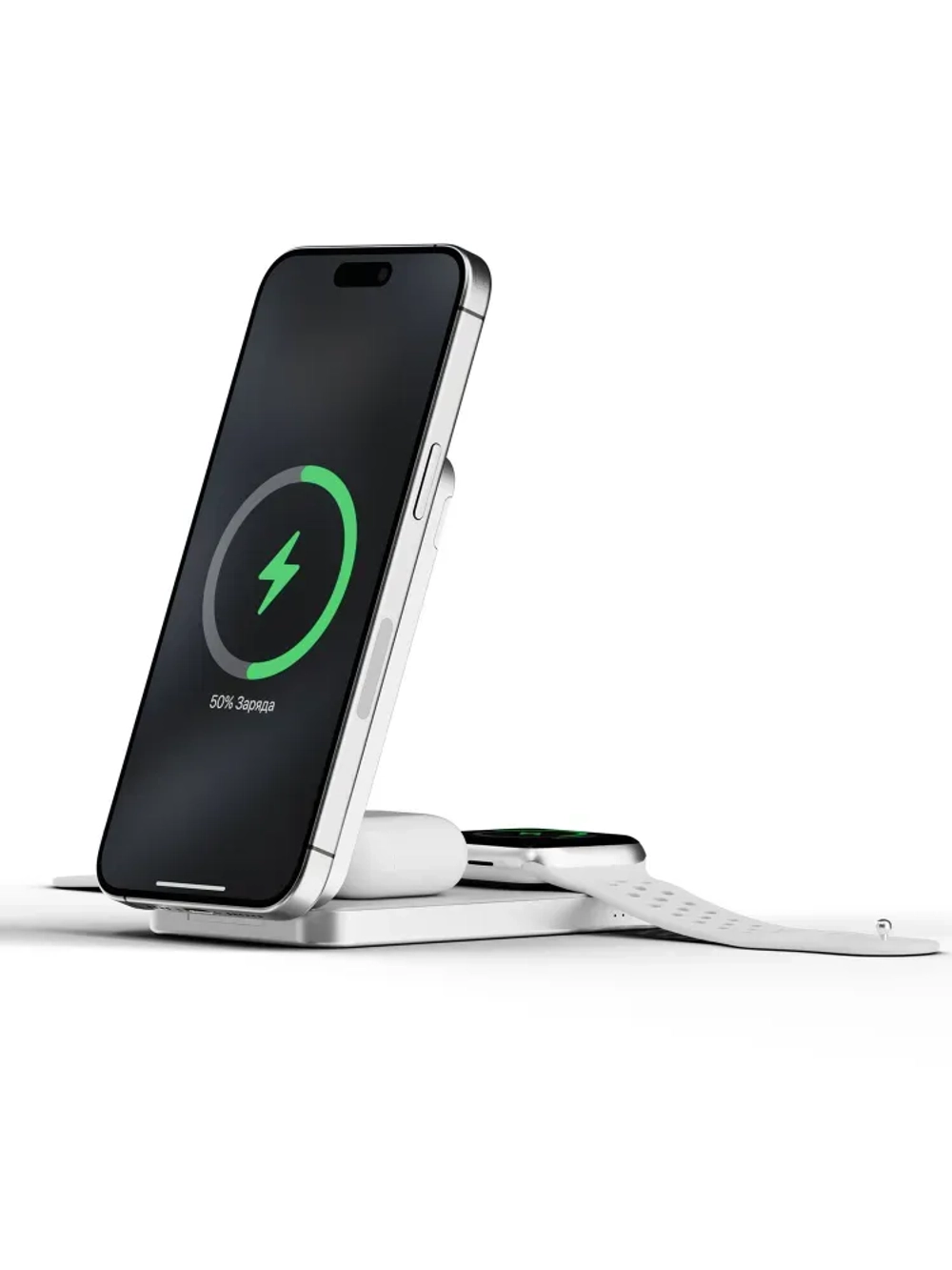 Внешний аккумулятор-док станция uBear MagSafe 3 в 1 Cruise 8000 mAh