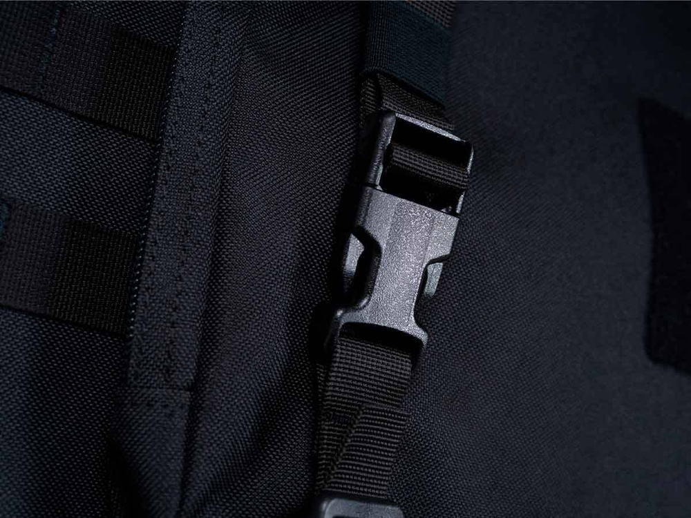 Кейс Vektor А-110 тактический чёрный с лямками, система Molle