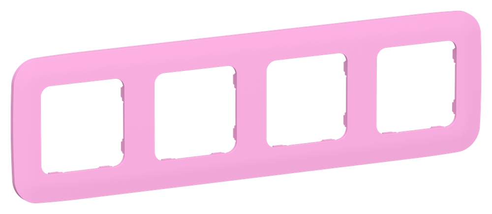 FLITE Рамка 4-местная РУ-4-А-ФлПр пурпурный IEK