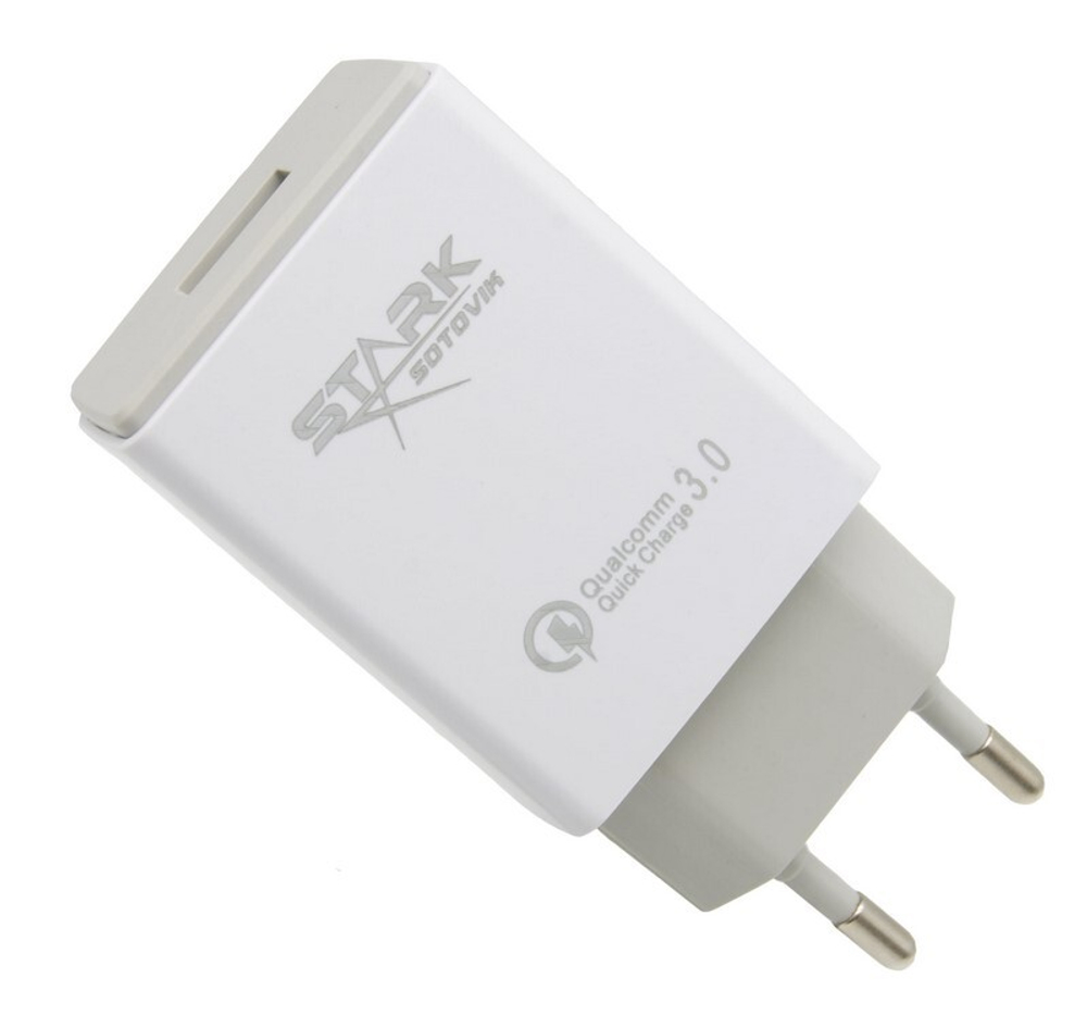 Сетевой адаптер питания STARK ST-7 1USB 2.4A (белый)
