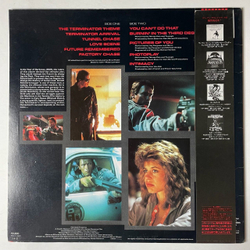 Винтажная виниловая пластинка LP The Terminator Soundtrack (Japan 1985) (Obi)