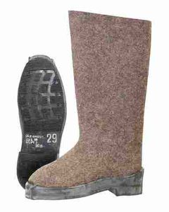 Обувь комбинированная, суконная, валяная